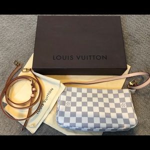 LV Pochette Accessoires with 12MM Shoulder Strap